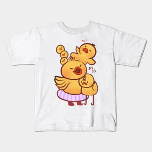 So cute those chickens Kids T-Shirt